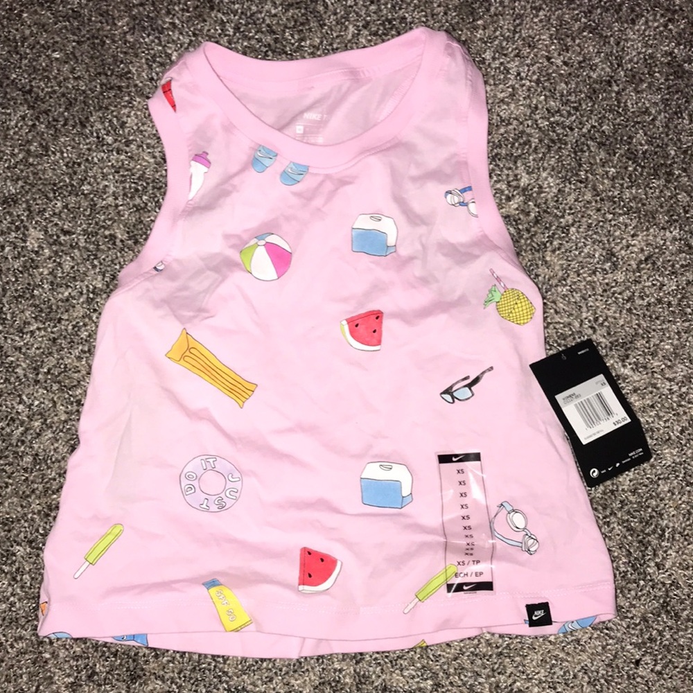 Brand new cropped Nike tank!